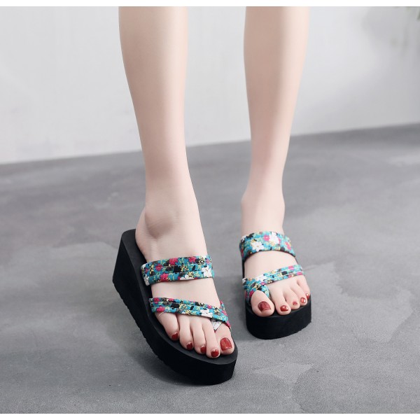 Slippers, Women's Character Slippers, Women's Shoes, Children's Sandals, Women's Emerald Belt, Summer Wholesale, Factory, Beach, Seaside, Korean Version, Students