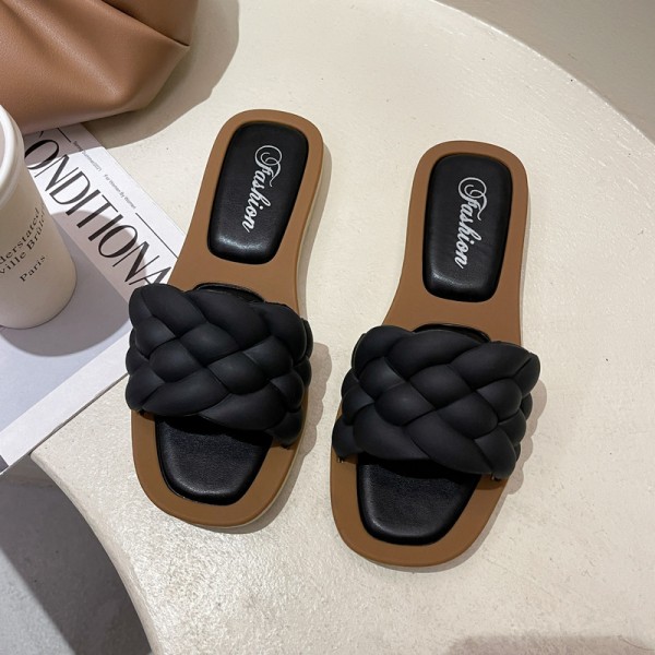  Summer Slippers For Women Fashion Outwear Slippers For Women Anti Slip Versatile Outgoing Flatsole Sandals For Women Wholesale
