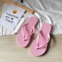 Herringbone Mop Women's Ins Trendy Summer Outerwear Fashion Clip Foot Beach Slippers Seaside Vacation Anti Slip Splint Sandals Cross-Border